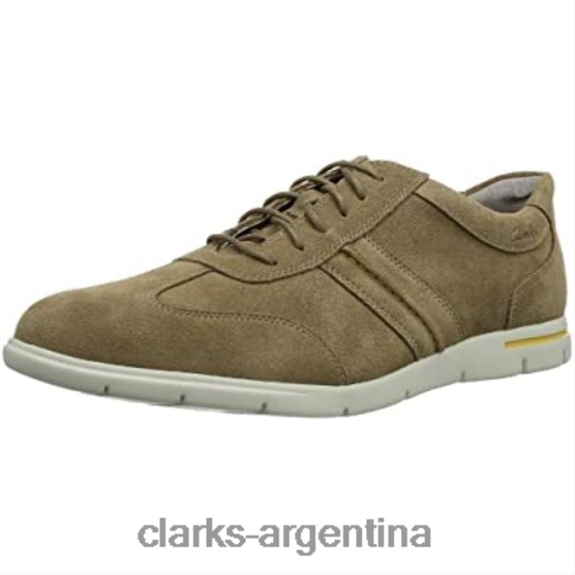 Clarks unisexo 2FZPZ1483 clarks denner race 203584 307 zapatillas de deporte de gamuza