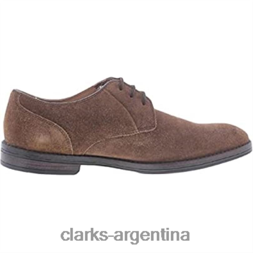Clarks unisexo 2FZPZ157 clarks citistride encaje ante marrón gamuza marrón