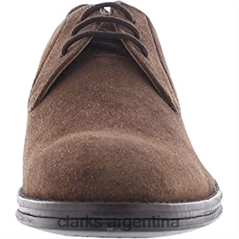 Clarks unisexo 2FZPZ157 clarks citistride encaje ante marrón gamuza marrón
