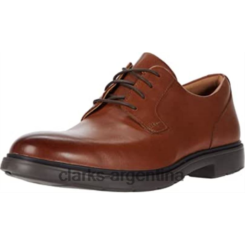 Clarks unisexo 2FZPZ1722 Clarks Un Tailor Tie Tan Cuero 8