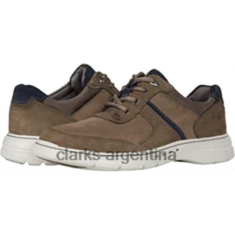 Clarks unisexo 2FZPZ1756 corbata gris nubuck un brawley clarks nubuck gris
