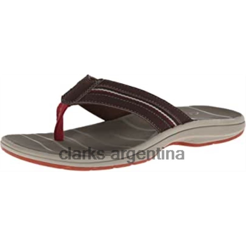 Clarks unisexo 2FZPZ1782 chanclas whelkie beach marrones clarks marrón