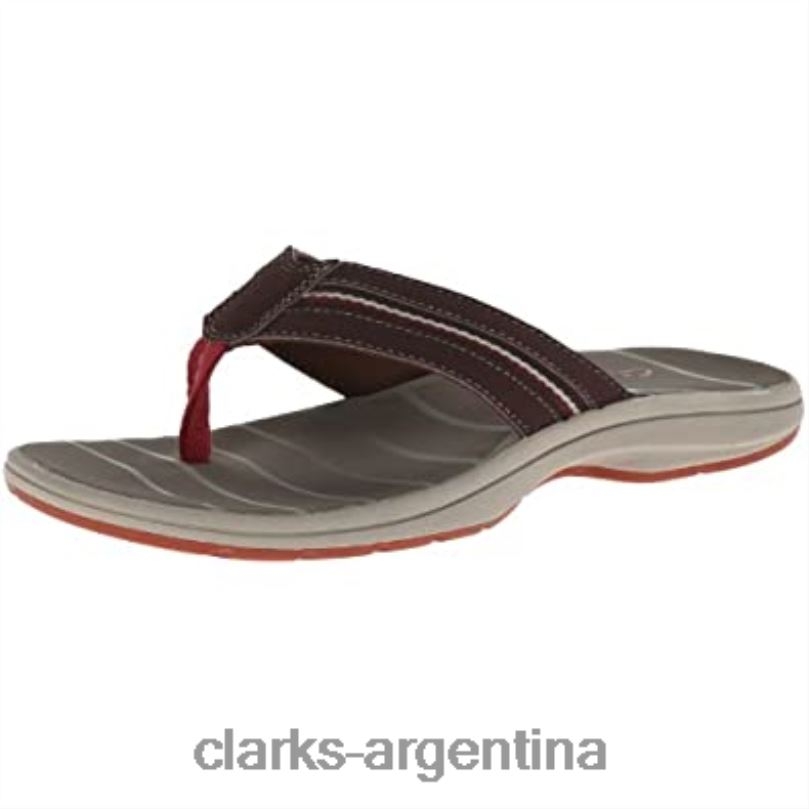 Clarks unisexo 2FZPZ1782 chanclas whelkie beach marrones clarks marrón
