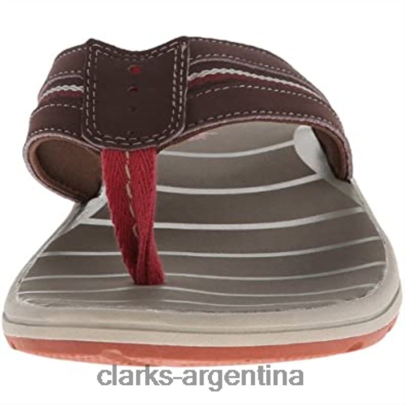 Clarks unisexo 2FZPZ1782 chanclas whelkie beach marrones clarks marrón