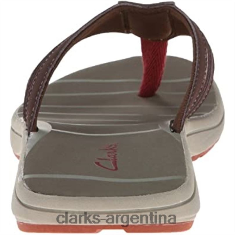 Clarks unisexo 2FZPZ1782 chanclas whelkie beach marrones clarks marrón