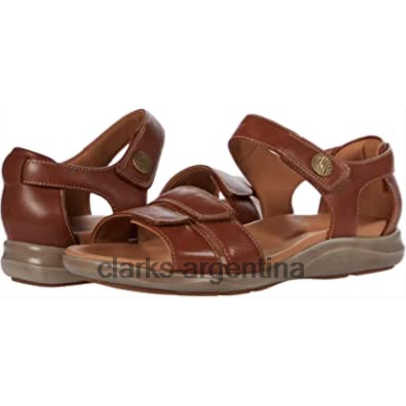 Clarks unisexo 2FZPZ1932 correa kylyn de cuero color canela clarks de cuero color canela cuero marrón