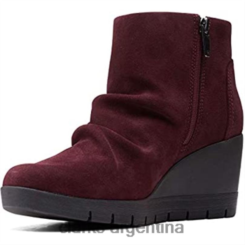 Clarks unisexo 2FZPZ2096 clarks madera way ante burdeos ante burdeos