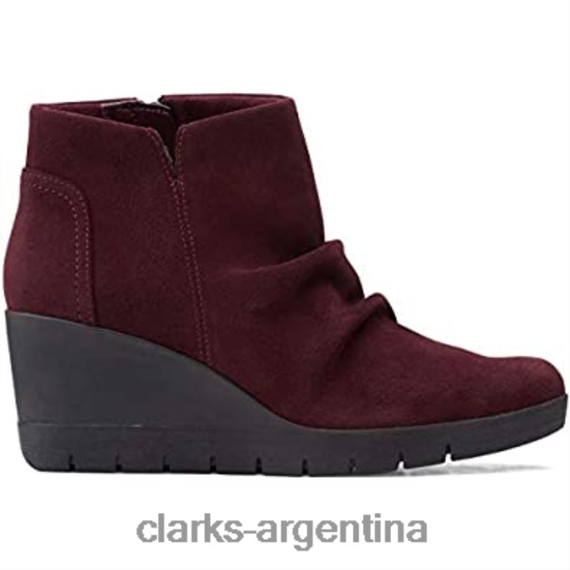 Clarks unisexo 2FZPZ2096 clarks madera way ante burdeos ante burdeos