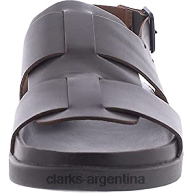 Clarks unisexo 2FZPZ209 Correa de cuero marrón oscuro Clarks cuero marrón oscuro