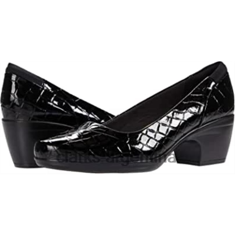 Clarks unisexo 2FZPZ2223 emily alexa black1 clarks estrechos