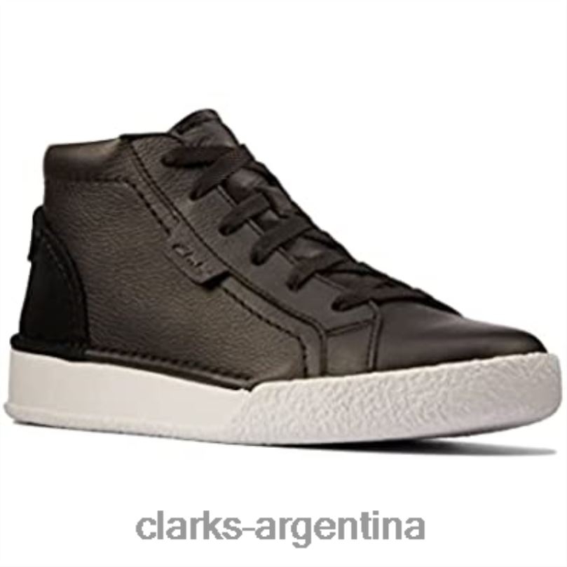 Clarks unisexo 2FZPZ248 clarks craft cup hola de cuero negro cuero negro