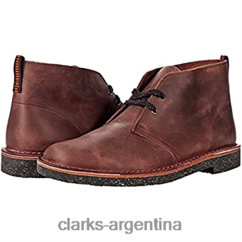 Clarks unisexo 2FZPZ2561 clarks bushacre 3 cuero burdeos