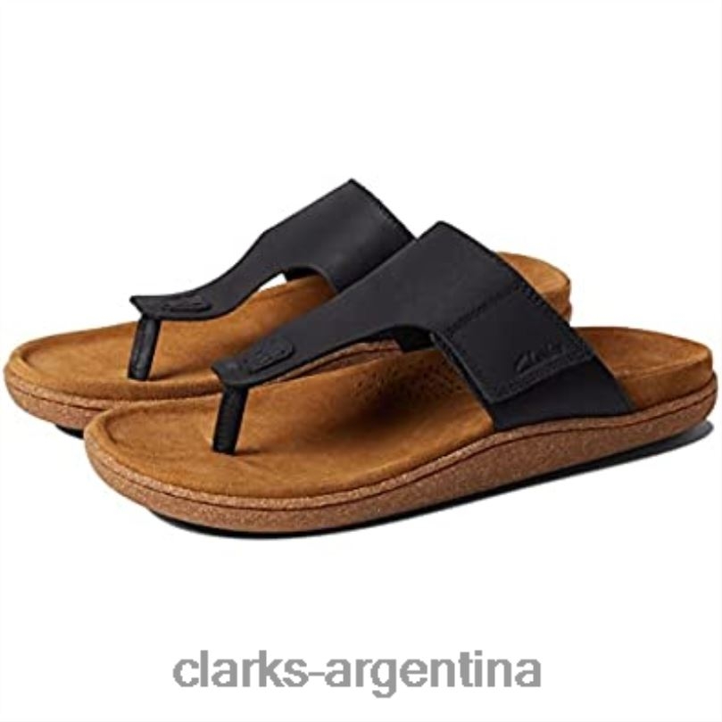 Clarks unisexo 2FZPZ2781 pilton post clarks cuero negro