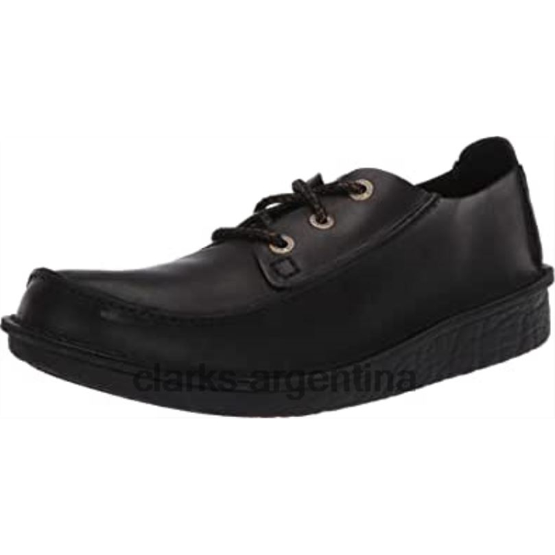 Clarks unisexo 2FZPZ281 clarks trek veldt cuero negro cuero negro