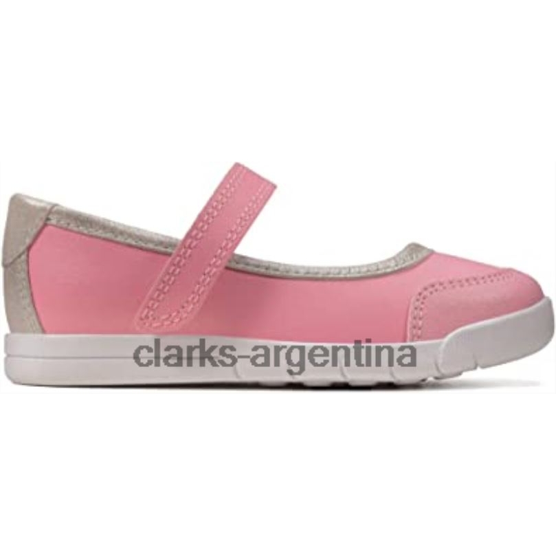 Clarks unisexo 2FZPZ2847 esmeril ha rosa clarks