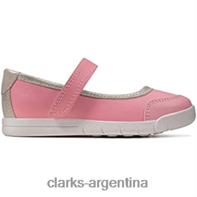 Clarks unisexo 2FZPZ2847 esmeril ha rosa clarks