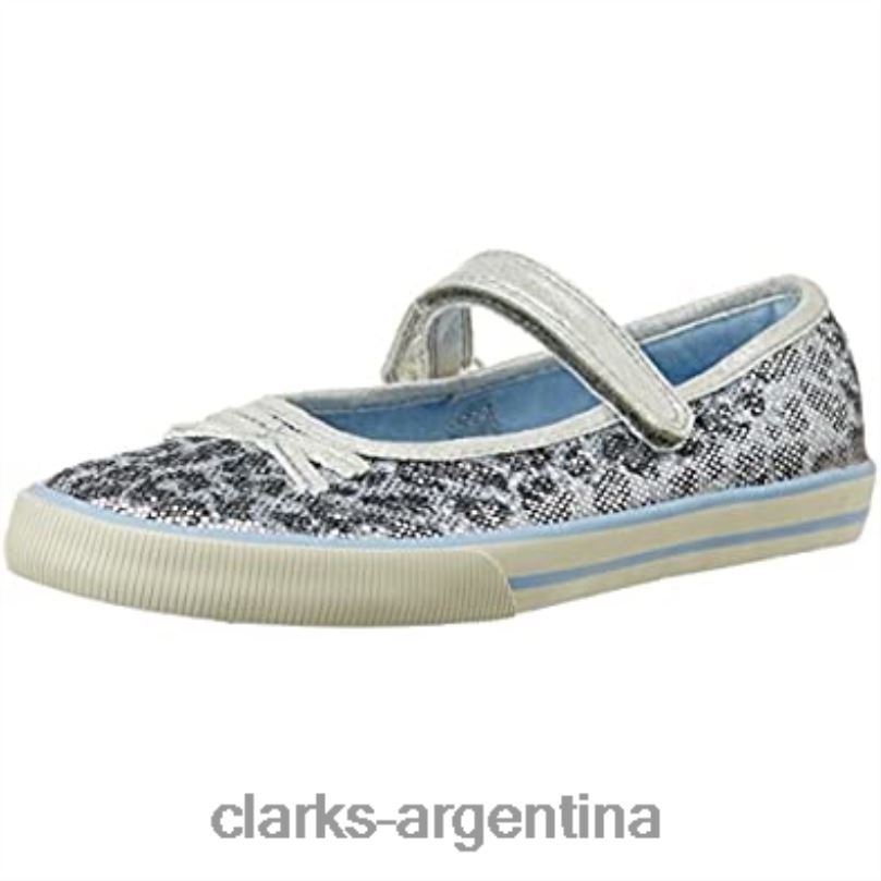 Clarks unisexo 2FZPZ2978 clarks glamit junior plata plata