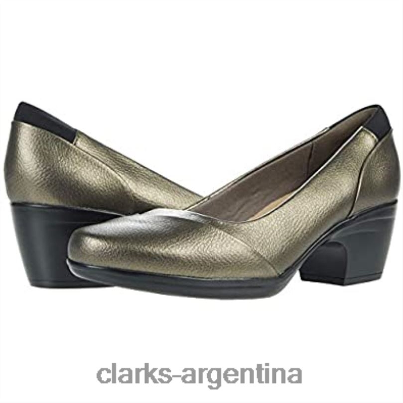 Clarks unisexo 2FZPZ2984 clarks emily alexa metalizado sintetico
