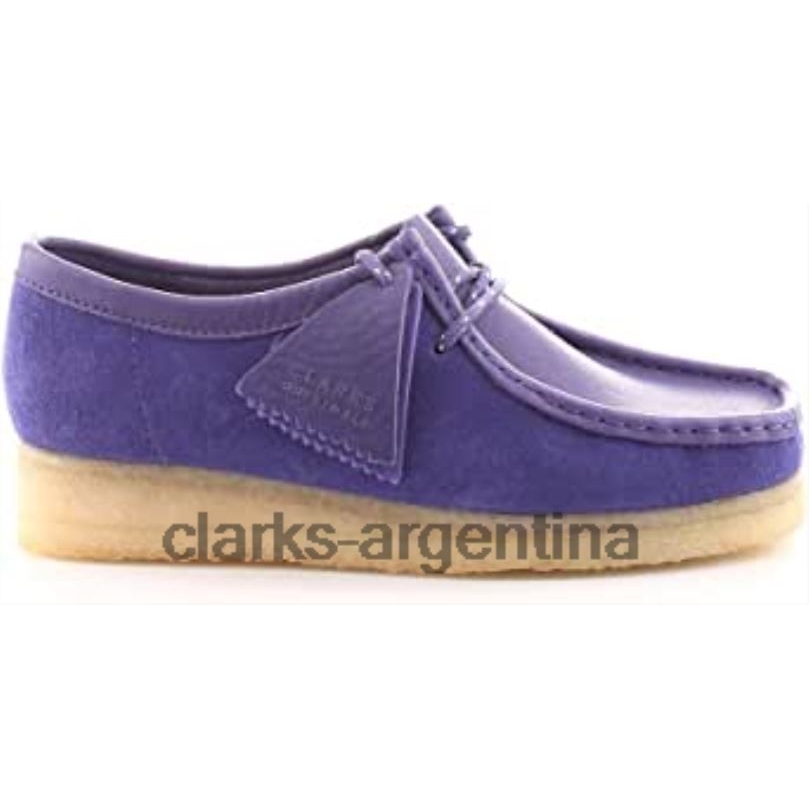 Clarks unisexo 2FZPZ326 clarks morados wallabee