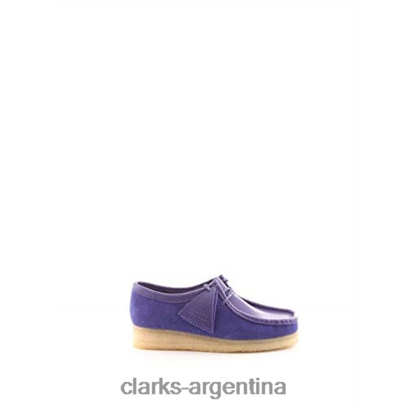 Clarks unisexo 2FZPZ326 clarks morados wallabee