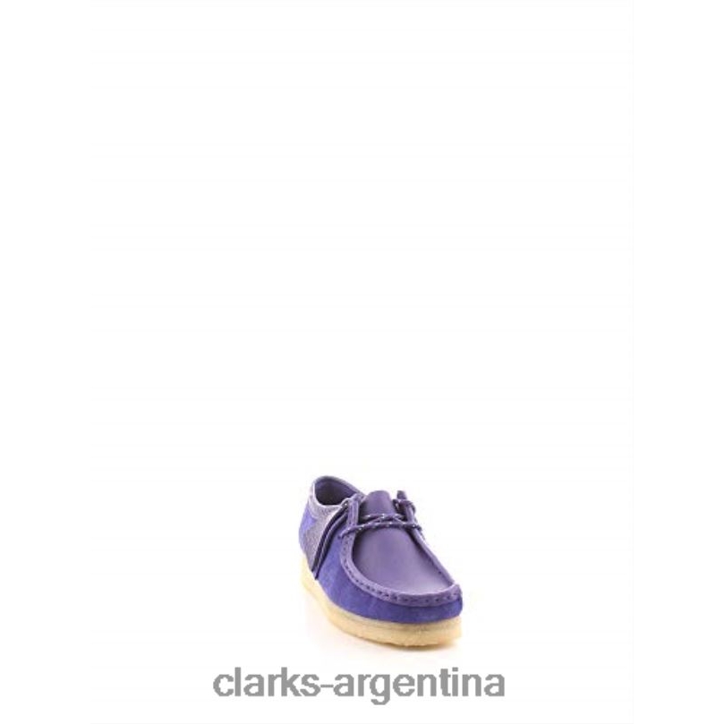 Clarks unisexo 2FZPZ326 clarks morados wallabee