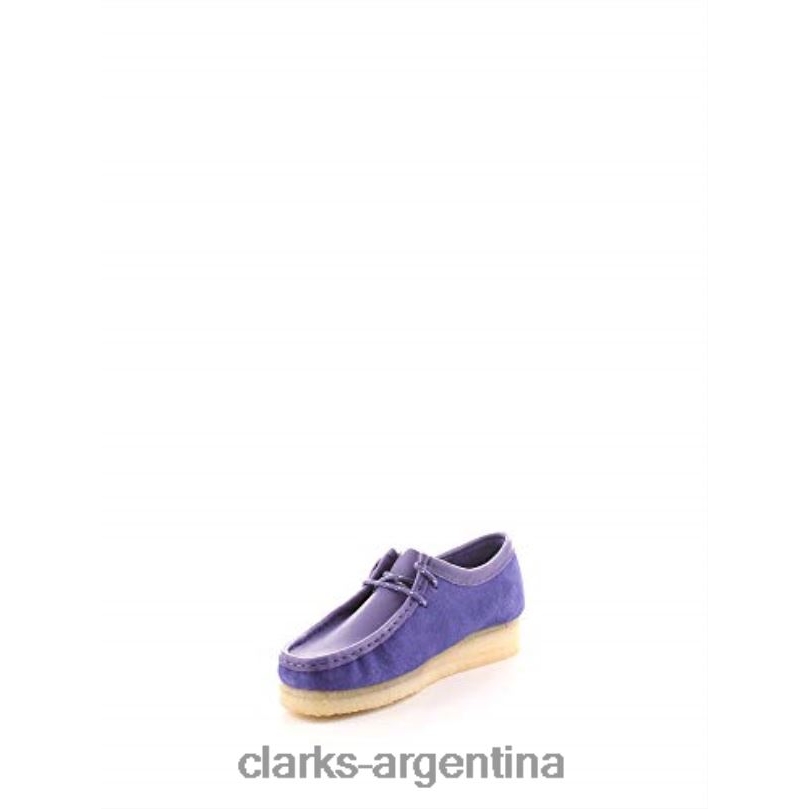 Clarks unisexo 2FZPZ326 clarks morados wallabee