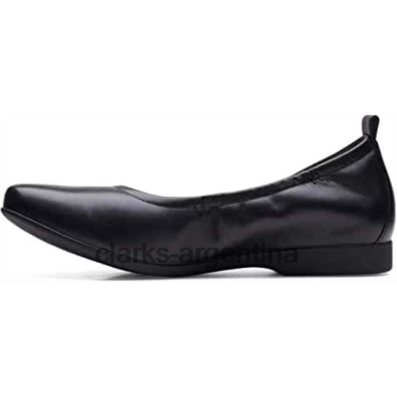 Clarks unisexo 2FZPZ575 clarks un darcey vibe cuero negro cuero negro