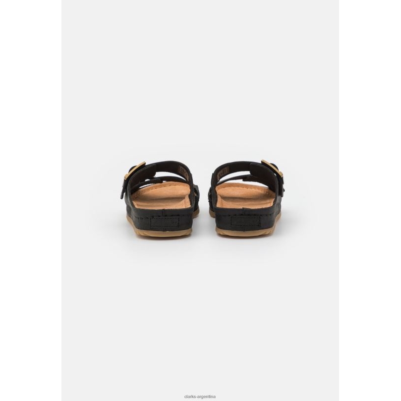 Clarks unisexo 2FZPZ6952 pantuflas clarks brookleigh sun negras negro