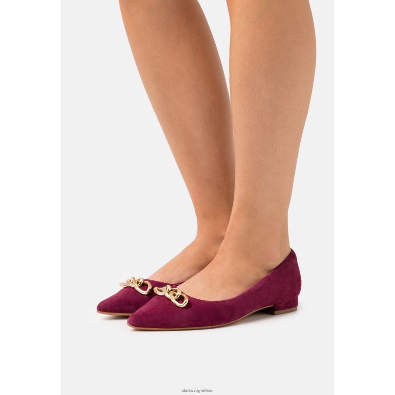 Clarks unisexo 2FZPZ7058 bailarinas clarks laina burdeos burdeos