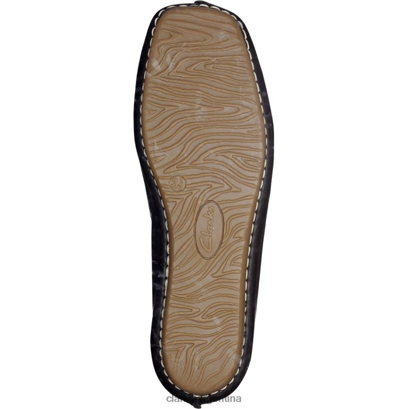 Clarks unisexo 2FZPZ7059 bailarinas clarks pecas hielo negras negro