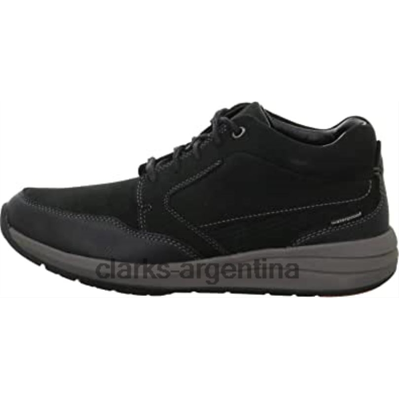 Clarks unisexo 2FZPZ830 clarks nubuck negro seco costa un