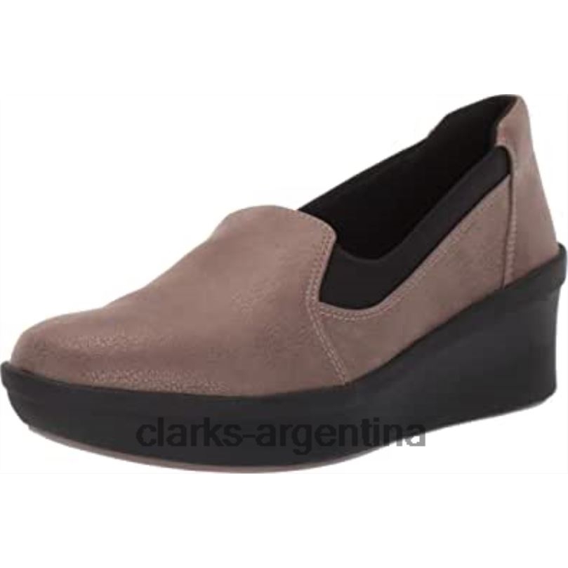 Clarks unisexo 2FZPZ892 paso rosa luna peltre sintético clarks