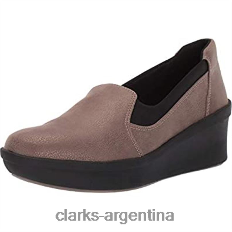 Clarks unisexo 2FZPZ892 paso rosa luna peltre sintético clarks