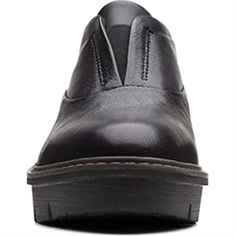 Clarks unisexo 2FZPZ98 clarks airabell cielo negro cuero cuero negro