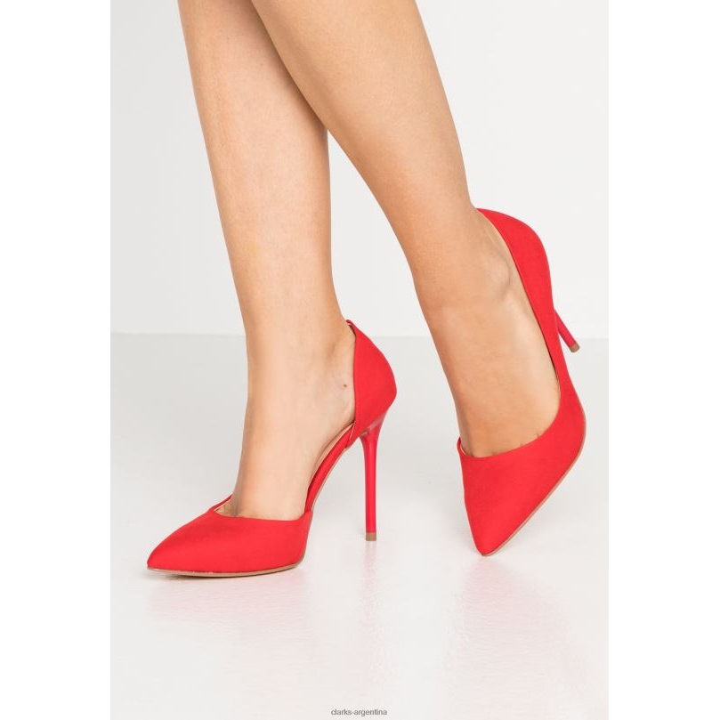 Clarks unisexo 2FZPZ6978 tacones clarks rojos rojo