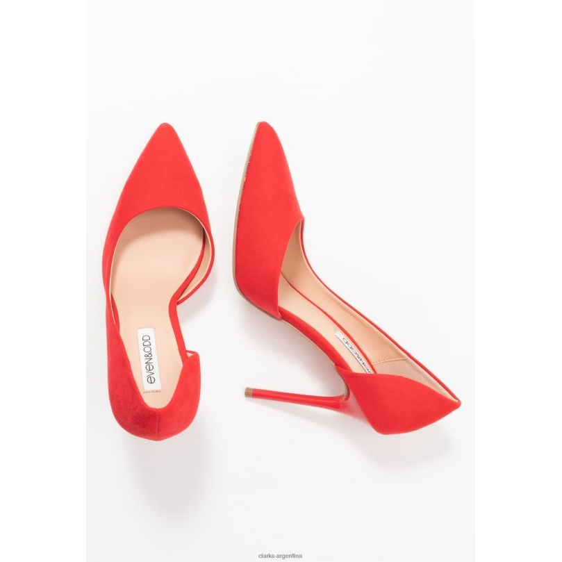Clarks unisexo 2FZPZ6978 tacones clarks rojos rojo