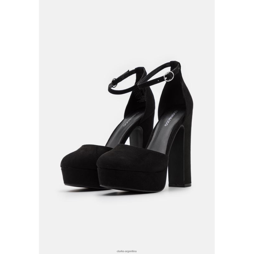 Clarks unisexo 2FZPZ7019 tacones clarks negros negro