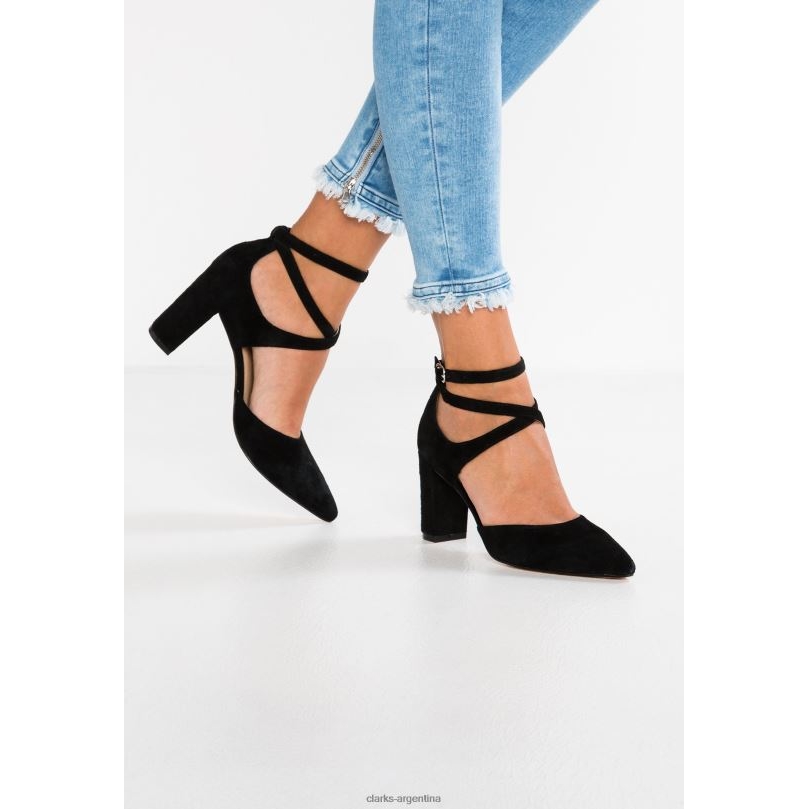 Clarks unisexo 2FZPZ7035 tacones altos de cuero clarks negros negro
