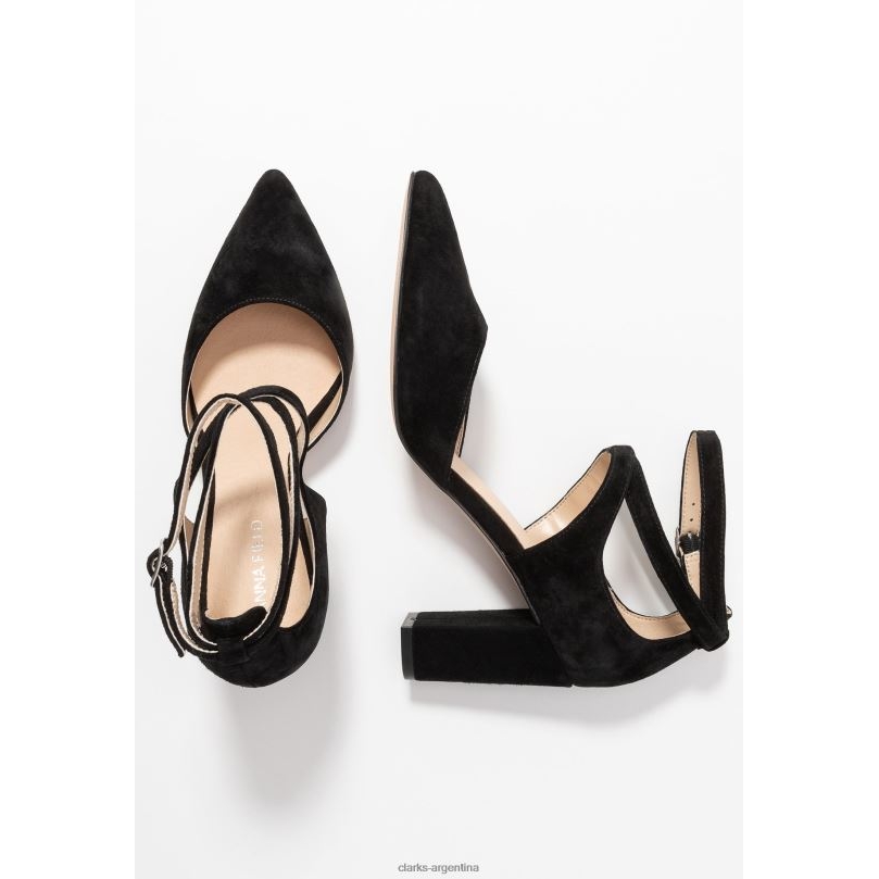 Clarks unisexo 2FZPZ7035 tacones altos de cuero clarks negros negro