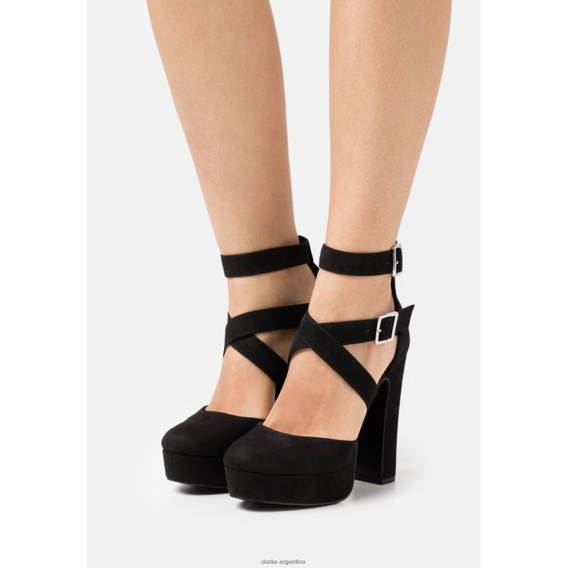Clarks unisexo 2FZPZ7036 clarks tacones negros negro