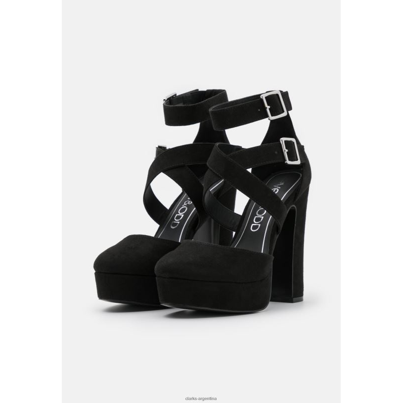 Clarks unisexo 2FZPZ7036 clarks tacones negros negro