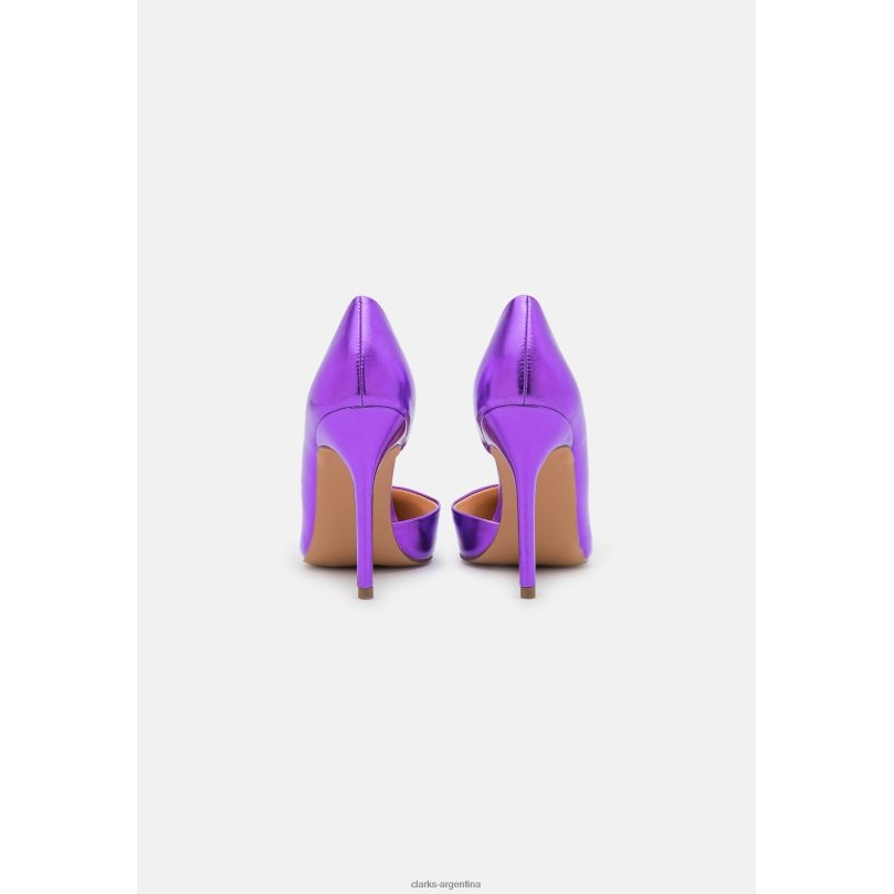 Clarks unisexo 2FZPZ7044 clarks tacones morados púrpura