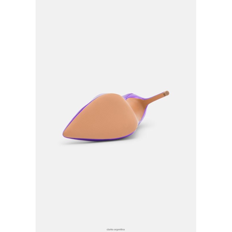 Clarks unisexo 2FZPZ7044 clarks tacones morados púrpura