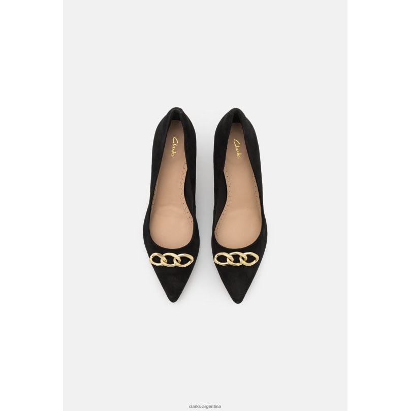 Clarks unisexo 2FZPZ6959 tacones clasicos violetas clarks negro negro