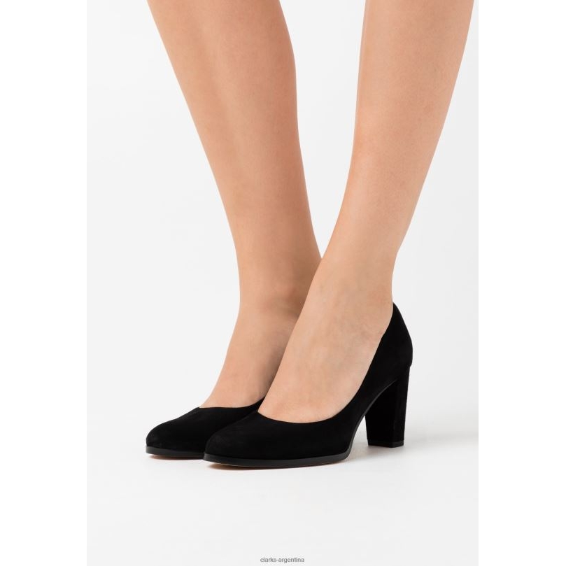 Clarks unisexo 2FZPZ6967 kaylcara tacones clásicos clarks negro negro