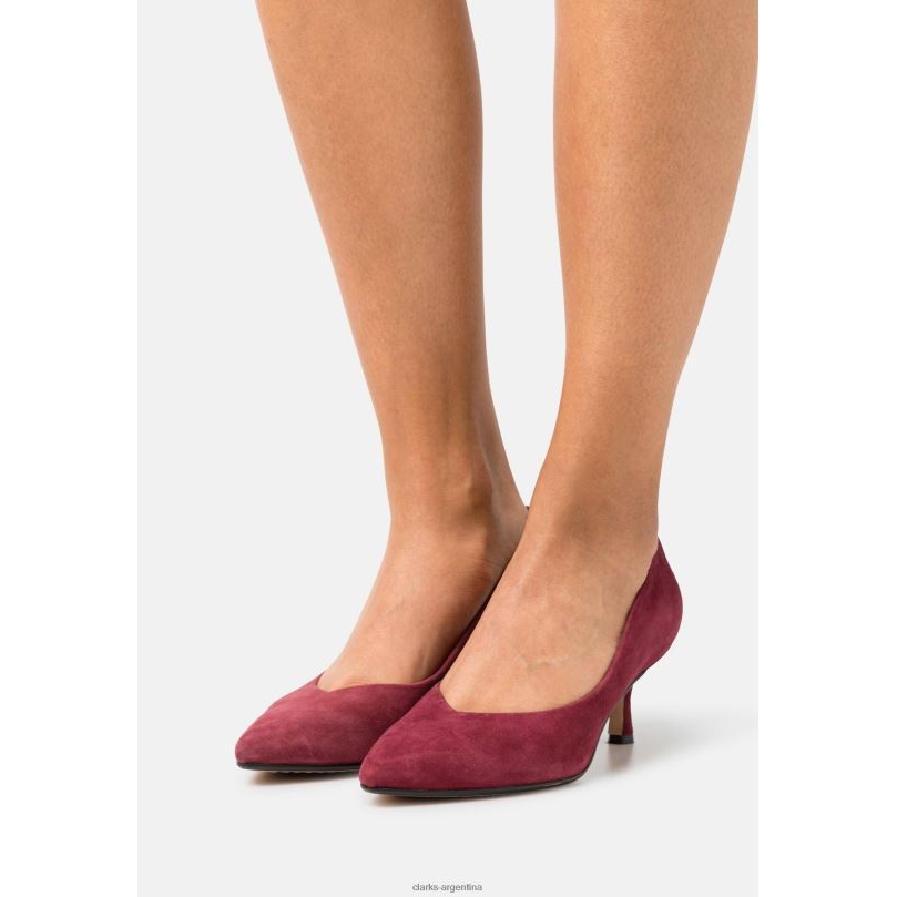 Clarks unisexo 2FZPZ6969 tacones clasicos clarks vino vino