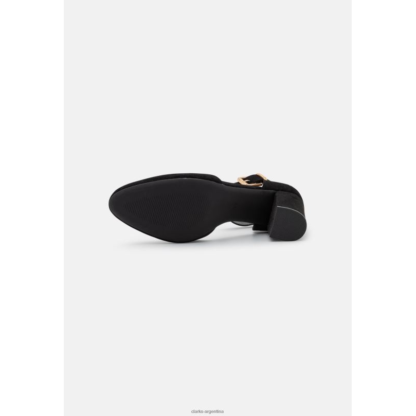 Clarks unisexo 2FZPZ6975 tacones clasicos de moda clarks negro