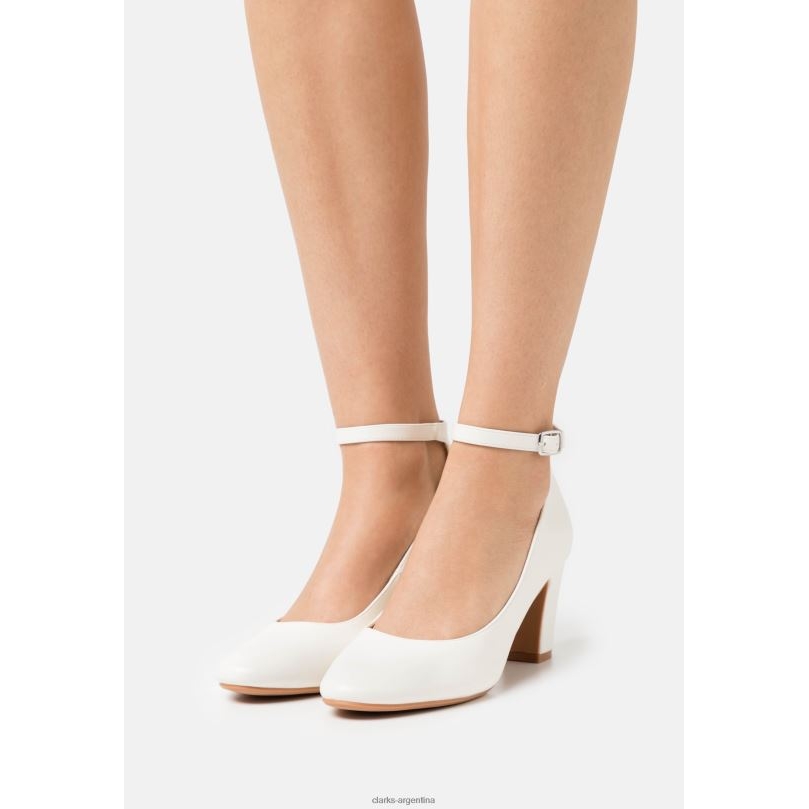 Clarks unisexo 2FZPZ6977 tacones clasicos blancos clarks blanco