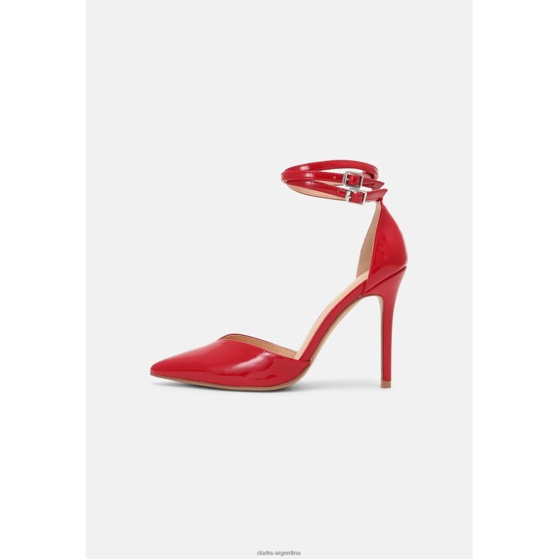 Clarks unisexo 2FZPZ6980 clarks tacones clasicos rojos rojo