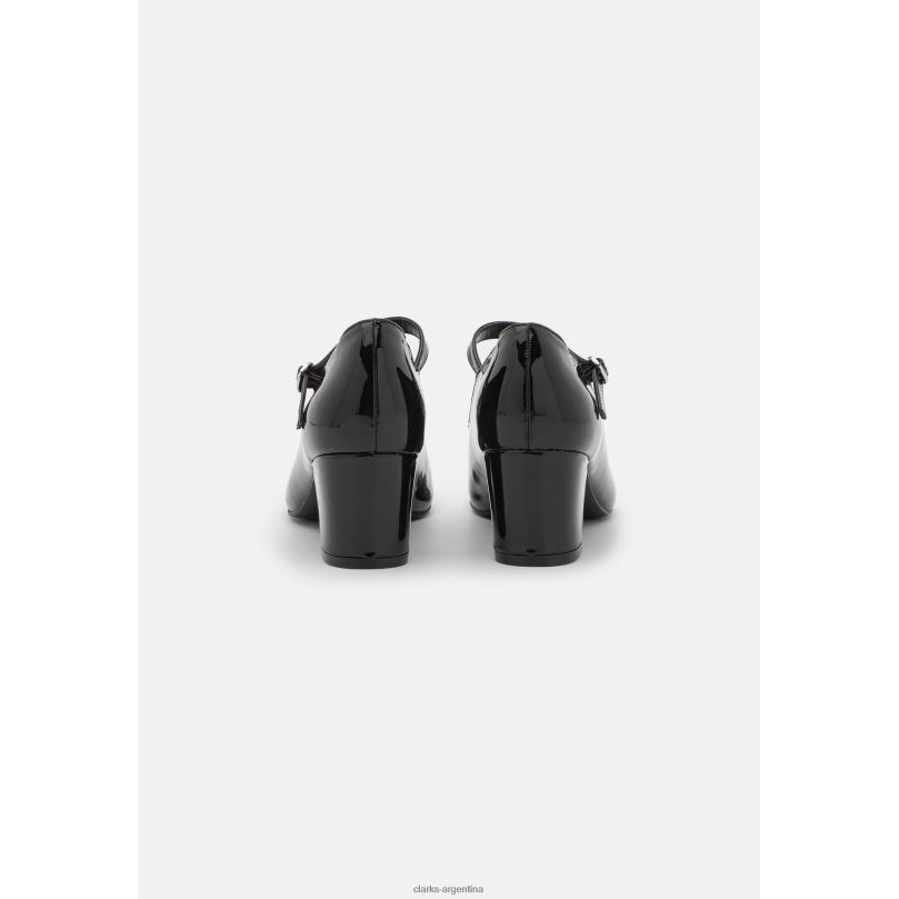 Clarks unisexo 2FZPZ6989 clarks tacones clasicos suaves de moda negro